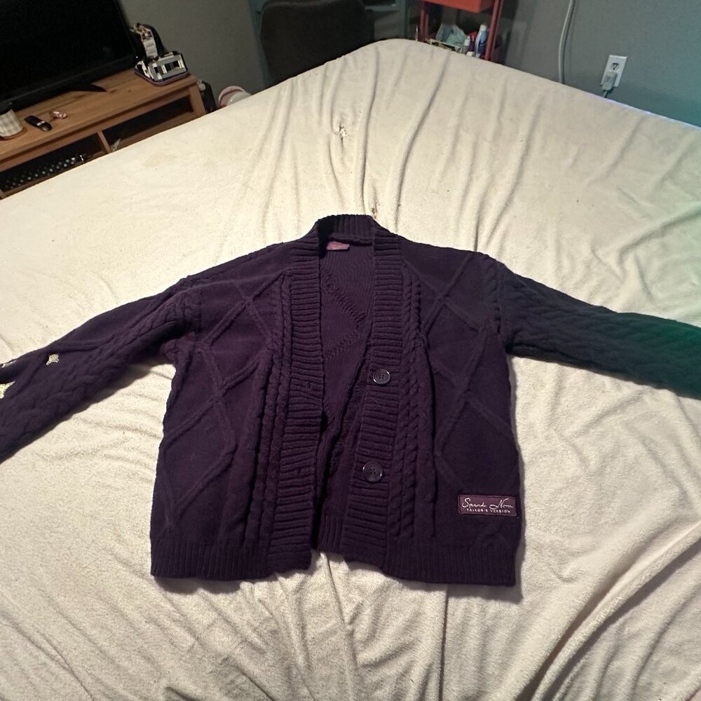 Taylor Swift Speak Now Cardigan-SIZE M/L --- NEVER WORN